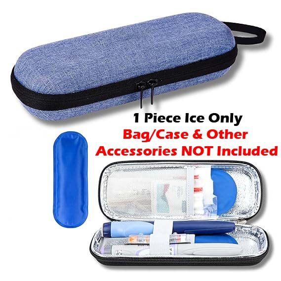 1pc Reusable Insulin Cooling Bag Gel Ice Pack Pill Protector Cooler Cold therapy for Travel Case Diabetic Pocket Thermal Insulated Bag