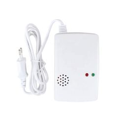 Gas Leak Detector Alarm Semiconductor Sensor House Cooking LPG Natural Gas Leaking Fire Safety Wall Mounted Easy Install Home Security