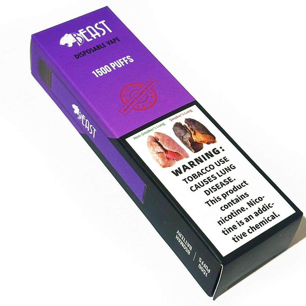 1500 Puffs Blueberry Flavour Vape Pen Electronic Cigarette E-Cigarette Nicotine Pod System Vapepen