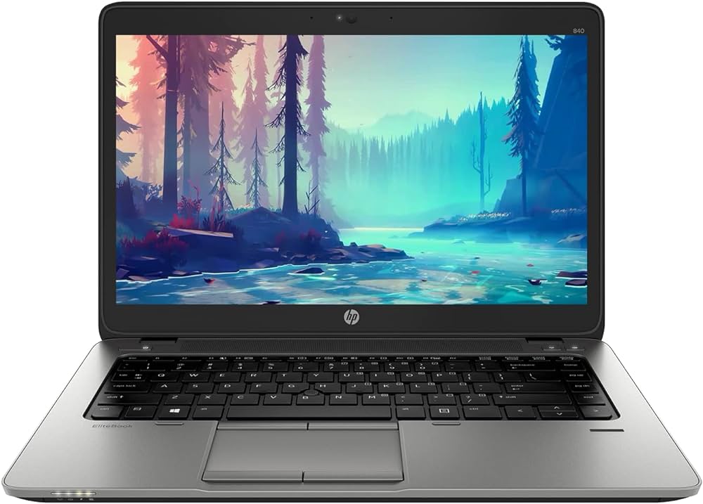 (i7+8GB+256GB+14")Refurbished Hp Elitebook 840 G1 Laptop - Intel Core i7 6th - 8GB RAM 256GB SSD ROM - 14'' Windows 11 Notebook Silver 14 inch FHD Display