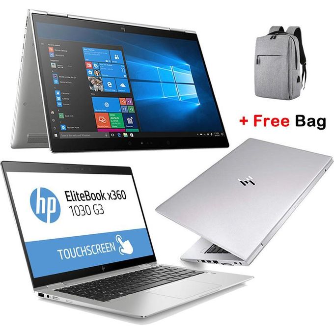 HP Refurbished EliteBook 1030 G2 X360 Core I7 16GB 512GB SSD 2in1 13.3 Touchscreen FHD + Bag