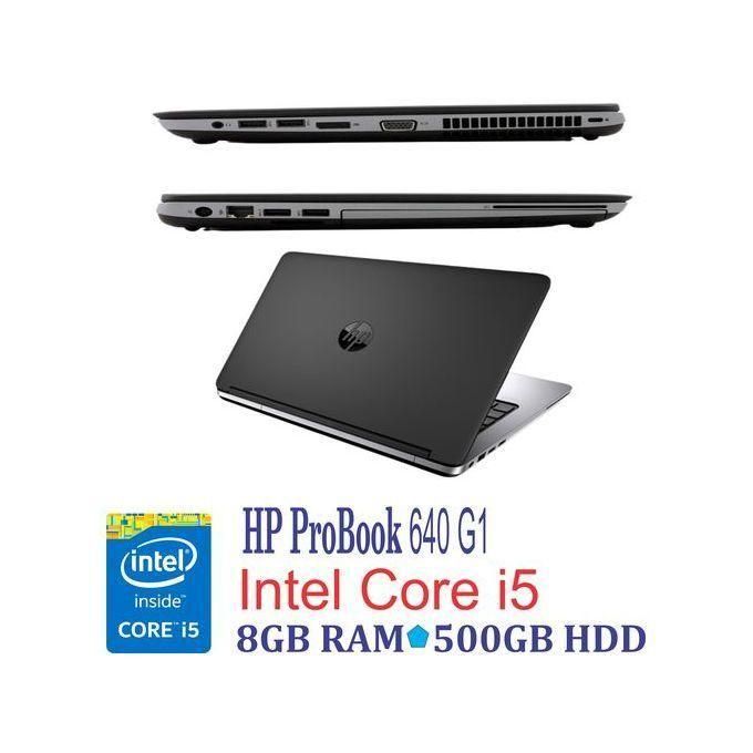HP Refurbished ProBook 640 G1 Core I5, 8GB RAM, 500GB HDD, Windows 10, 6 Months WRTY