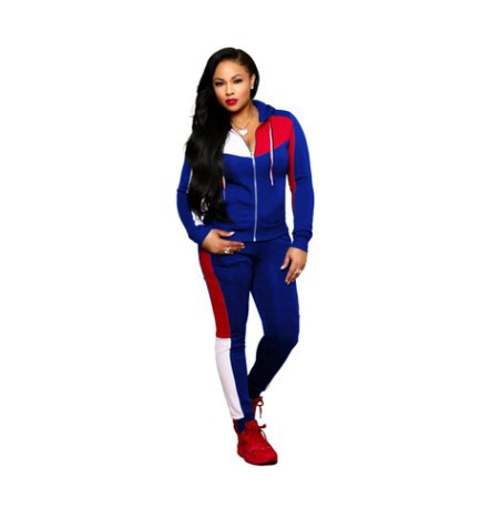 MUDAN Fashion Sport Women Tracksuit 2 Piece Set Winter Zip Up Hoodie Joggers Sweat Suits Women Matching Sets