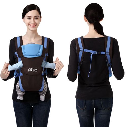 0-31 Months Baby Carrier Infant Sling Backpack Carrier Front Carry Ergonomic Baby Carrier 4 in 1 popular Baby Carrier Wrap Breathable Baby Kangaroo Pouch Baby Travel Activity Gear baby sling