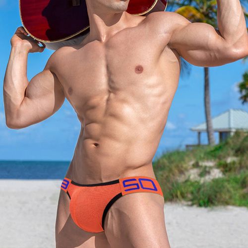 Sissy Thong Men Gay Jockstrap Mesh Sexy Bikini Underwear Breathable Mens Lingerie Underpants G Strings Cueca Tangas Homme Briefs