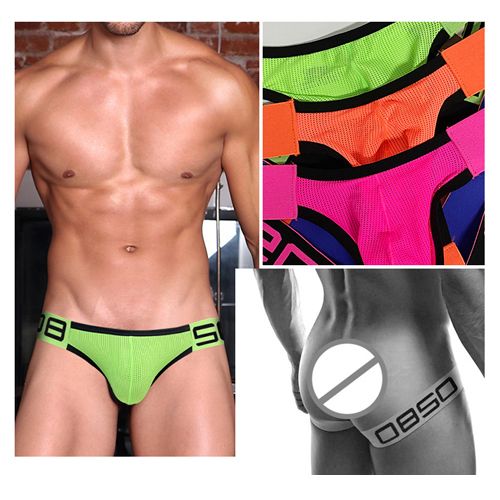Sissy Thong Men Gay Jockstrap Mesh Sexy Bikini Underwear Breathable Mens Lingerie Underpants G Strings Cueca Tangas Homme Briefs