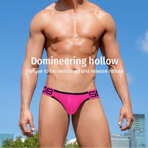 Sissy Thong Men Gay Jockstrap Mesh Sexy Bikini Underwear Breathable Mens Lingerie Underpants G Strings Cueca Tangas Homme Briefs