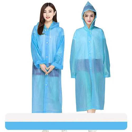 Raincoat Men Women Thickened Impermeable Waterproof Raincoat Tourism Outdoor Hiking Rain Poncho Raincoat Hooded Rain Coat