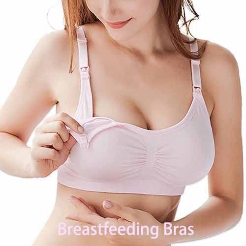 Breathable Maternity Nursing Bras Prevent Sagging Breastfeeding Bras Pregnant Women Pregnancy Underwear Breast Feeding Bra Clothing Lactancia Large Size Bra Push Up Front Open Nursing Bra