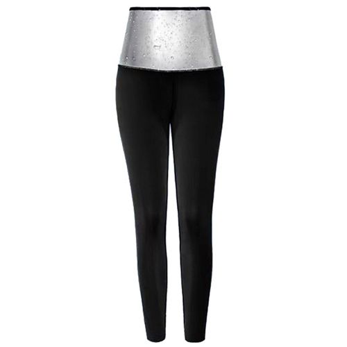 Women Sauna Sweating Pants Hot Gym Exercise Leggings High Waist Thermo Weight Loss Workout Running Slimming Compression Pants