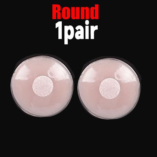 Reusable Silicone Nipple Cover for Women Bra Sticker Breast Petal Strapless Bra Invisible Boob Pads Chest Pasties Intimates Comfortable Lingerie & Underwear Accessories For Everyday Wear