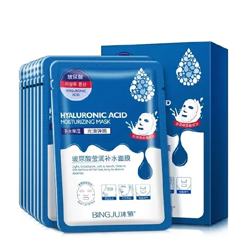 10PCS  Anti-wrinkle Collagen Face Mask Moisturizing Anti-aging Repair Brightening skincare Oil-Control Replenishment Whitening Aloe Face Care Face Sheet Mask Facial Masks Skin Care