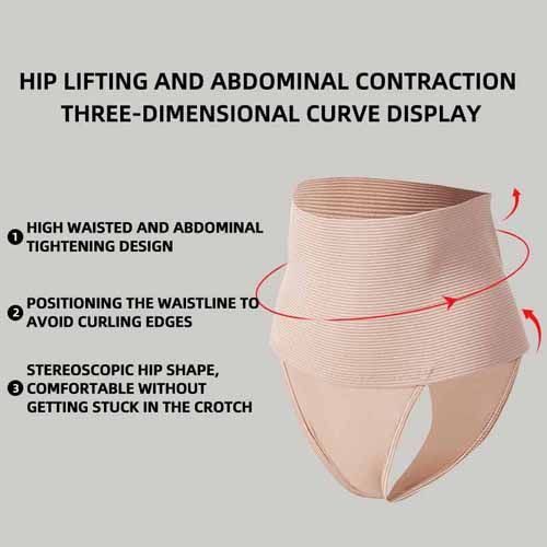 New Arrivals High Waist Postpartum Panties Women's Abdomen Hip Lift Brief Body Shaping Pants Breathable Slimming Underwear Belly Compression