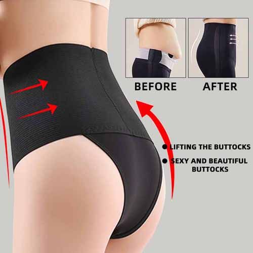 New Arrivals High Waist Postpartum Panties Women's Abdomen Hip Lift Brief Body Shaping Pants Breathable Slimming Underwear Belly Compression