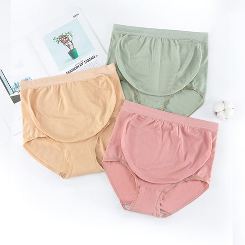 3PCS/set females Maternity Panties Women's High Waist Full Belly support Panties Comfortable Breathable Pregnancy Panties L-XL