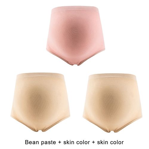 3PCS/set females Maternity Panties Women's High Waist Full Belly support Panties Comfortable Breathable Pregnancy Panties L-XL