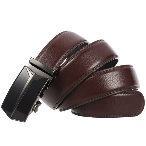 Men Belts Automatic Buckle Belt PU Leather Inner Wear Toothless High Quality Belts For Men Leather Strap Casual Business Jeans Belts Men Luxury Designer Brand