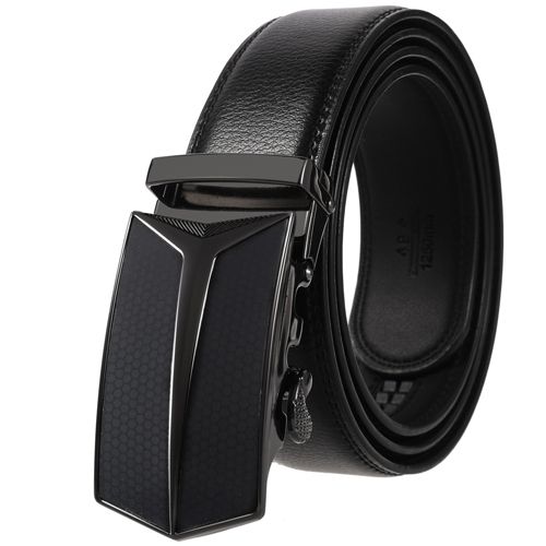 Men Belts Automatic Buckle Belt PU Leather Inner Wear Toothless High Quality Belts For Men Leather Strap Casual Business Jeans Belts Men Luxury Designer Brand