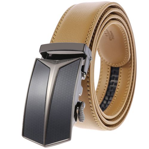 Men Belts Automatic Buckle Belt PU Leather Inner Wear Toothless High Quality Belts For Men Leather Strap Casual Business Jeans Belts Men Luxury Designer Brand