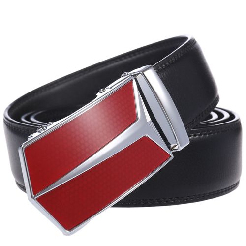 Men Belts Automatic Buckle Belt PU Leather Inner Wear Toothless High Quality Belts For Men Leather Strap Casual Business Jeans Belts Men Luxury Designer Brand