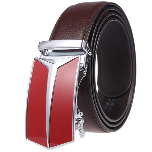 Men Belts Automatic Buckle Belt PU Leather Inner Wear Toothless High Quality Belts For Men Leather Strap Casual Business Jeans Belts Men Luxury Designer Brand