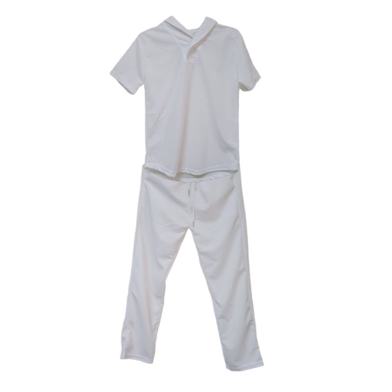 2024 New Arrivals Men Clothes 2 In 1 Men's T-Shirt Sets 2 Pcs Man Loose Short Sleeve Trousers Set Summer Thin Sports Suit Fashionable Short Sleeve Trousers Trendy Lightweight Fashion Men Clothes
