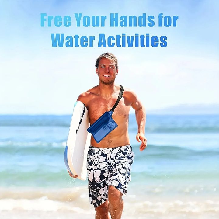 Waterproof Mobile Phone Storage Bag For Swimming Rafting Diving - Keep Your Phone Safe and Dry Waterproof Swimming Bag Ski Drift Diving Shoulder Waist Pack Bag Underwater Mobile Phone Bags Case Cover