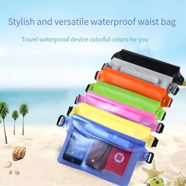 Waterproof Mobile Phone Storage Bag For Swimming Rafting Diving - Keep Your Phone Safe and Dry Waterproof Swimming Bag Ski Drift Diving Shoulder Waist Pack Bag Underwater Mobile Phone Bags Case Cover