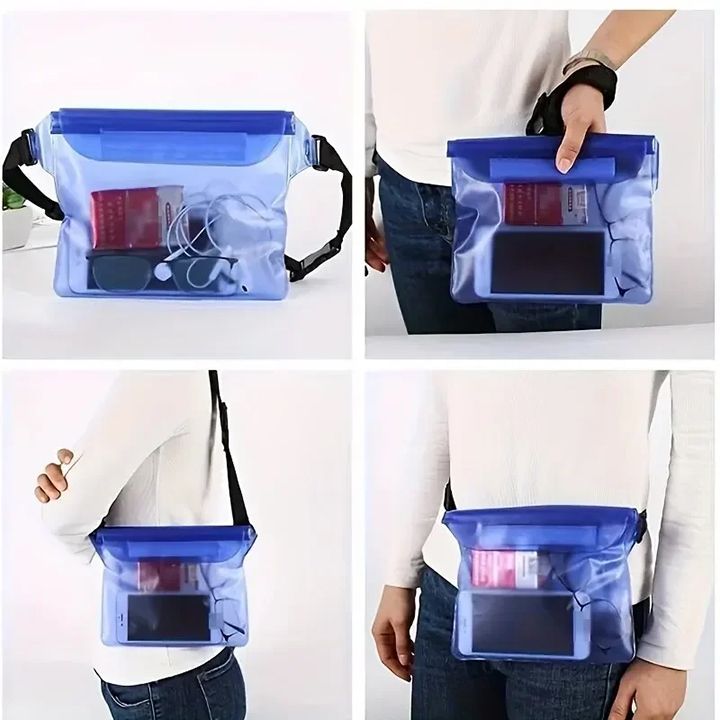 Waterproof Mobile Phone Storage Bag For Swimming Rafting Diving - Keep Your Phone Safe and Dry Waterproof Swimming Bag Ski Drift Diving Shoulder Waist Pack Bag Underwater Mobile Phone Bags Case Cover