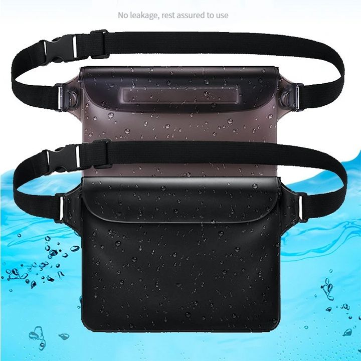 Waterproof Mobile Phone Storage Bag For Swimming Rafting Diving - Keep Your Phone Safe and Dry Waterproof Swimming Bag Ski Drift Diving Shoulder Waist Pack Bag Underwater Mobile Phone Bags Case Cover