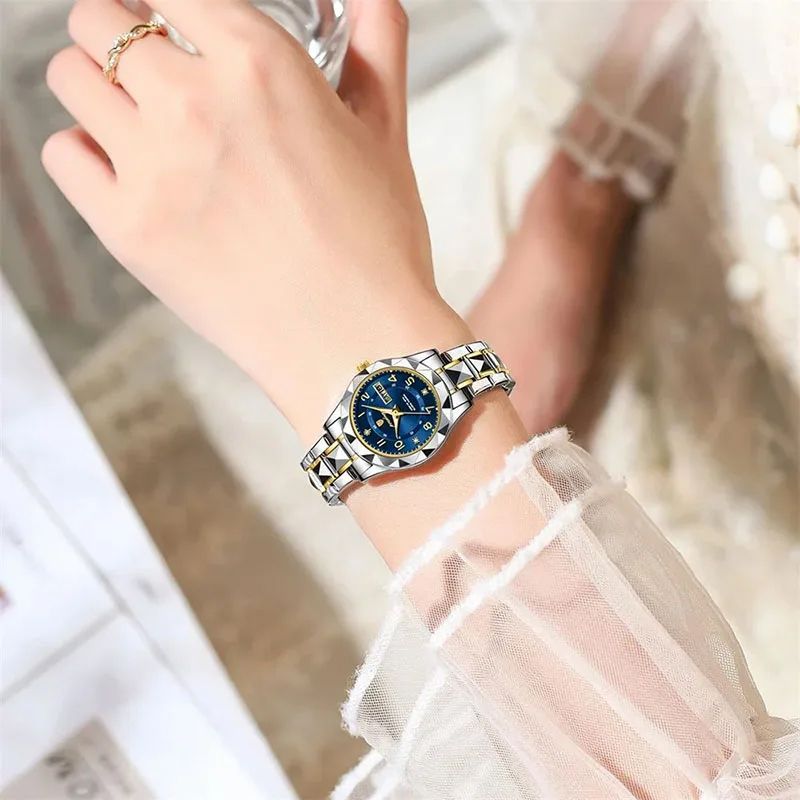 Ladies Watch Small Dial Top Luxury Brand Stainless Steel Bracelet Women Quartz Watches Waterproof Ultra Thin Clock Luminous