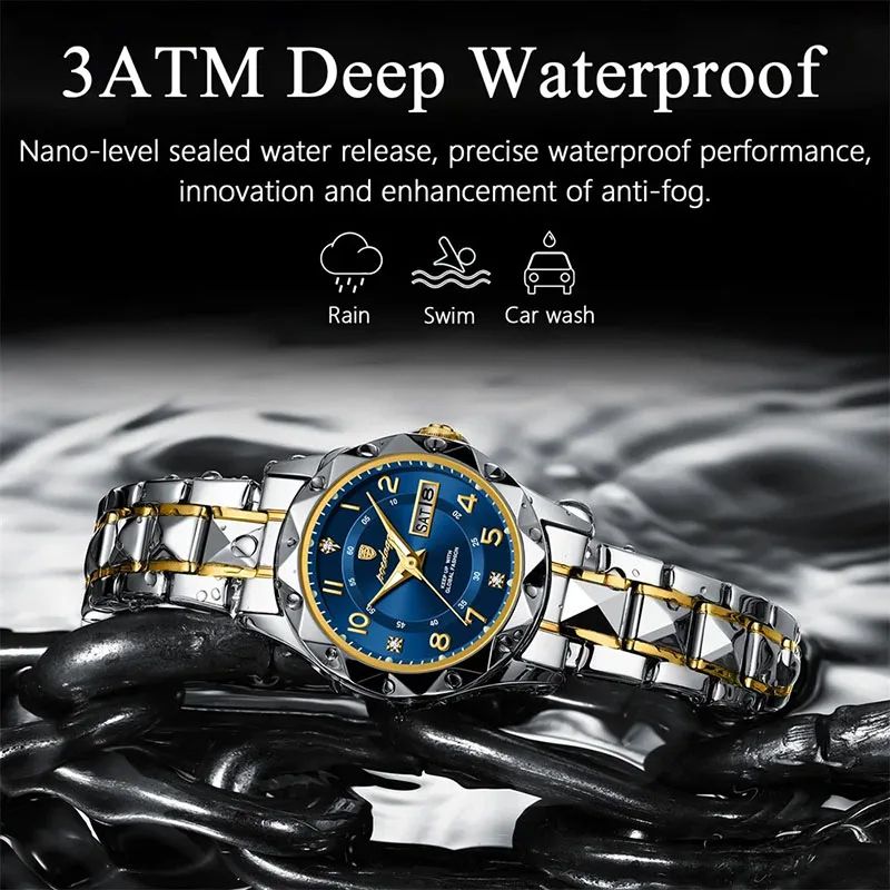 Ladies Watch Small Dial Top Luxury Brand Stainless Steel Bracelet Women Quartz Watches Waterproof Ultra Thin Clock Luminous