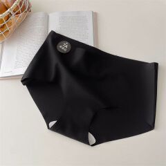 Clothes 6 Pcs Women Panties Slip Silk Seamless Briefs Ladies Cotton Crotch Lingerie Comfy Invisible Briefs Girls Quick Drying Underwear Women Underwear Soft Thin Light Panty Culotte Femme Underpants