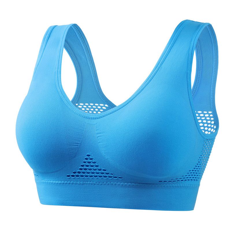 Women'S Clothing Lingerie Bras Seamless Mesh Women Sports Bras Fitness Gym Running Underwear Shockproof Bra Wireless Plus Size Crop Top Breathable Yoga Bra