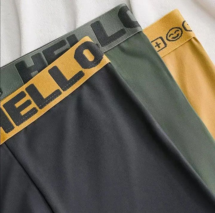 4Pack Men's Underwear, Men's Clothes Breathable Comfort Quick Dry Stretch Boxer Briefs Men's Cotton underwear Graphene backing Bacteriostat Youth shorts Underwear Fashion Boxer Briefs