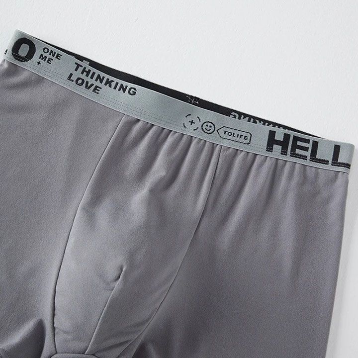 4Pack Men's Underwear, Men's Clothes Breathable Comfort Quick Dry Stretch Boxer Briefs Men's Cotton underwear Graphene backing Bacteriostat Youth shorts Underwear Fashion Boxer Briefs