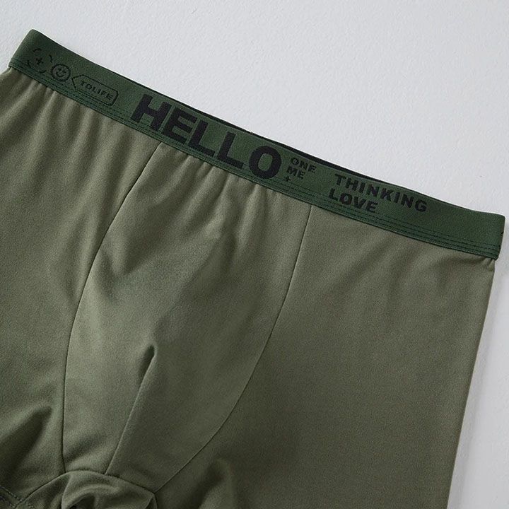 4Pack Men's Underwear, Men's Clothes Breathable Comfort Quick Dry Stretch Boxer Briefs Men's Cotton underwear Graphene backing Bacteriostat Youth shorts Underwear Fashion Boxer Briefs