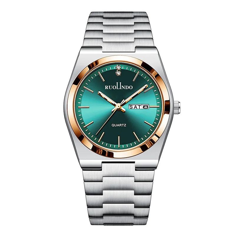 2026 Fashion Men Business Watch Leisure Quartz Stainless Steel Buckle WristWatches Waterproof Luminous Calendar Men's Watches