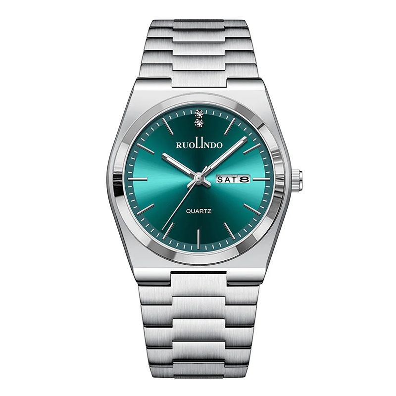 2026 Fashion Men Business Watch Leisure Quartz Stainless Steel Buckle WristWatches Waterproof Luminous Calendar Men's Watches
