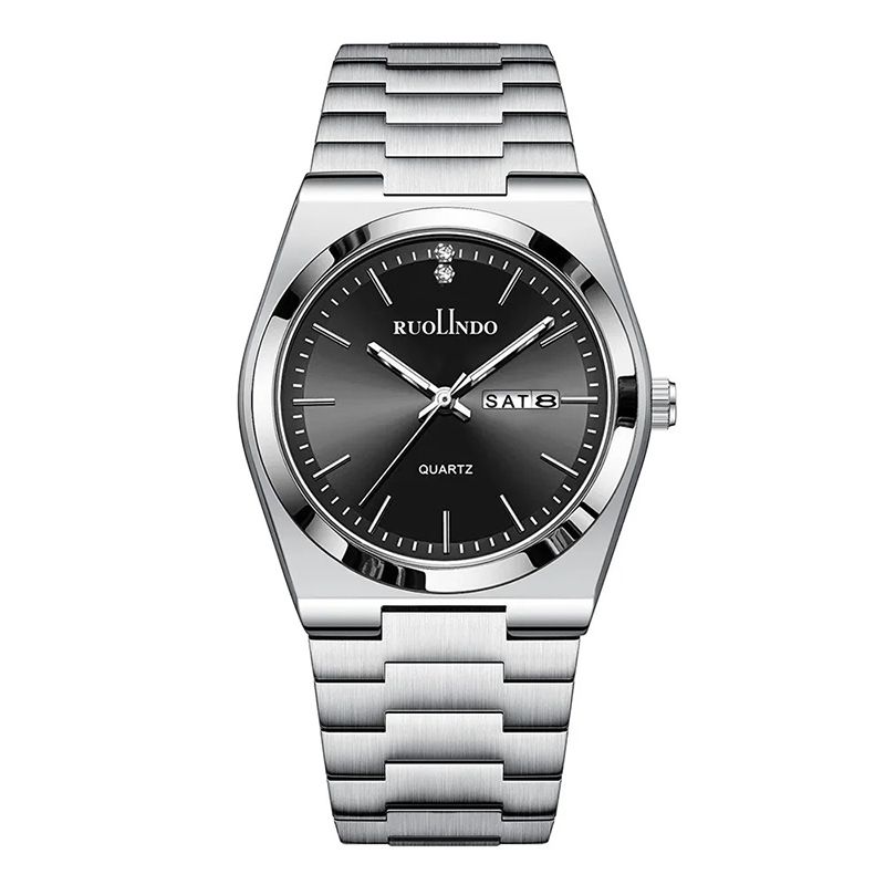 2026 Fashion Men Business Watch Leisure Quartz Stainless Steel Buckle WristWatches Waterproof Luminous Calendar Men's Watches