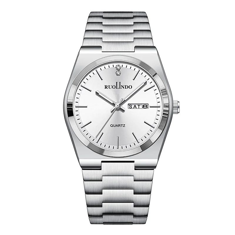 2026 Fashion Men Business Watch Leisure Quartz Stainless Steel Buckle WristWatches Waterproof Luminous Calendar Men's Watches
