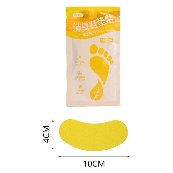 New Sport Shoes Odor Remover Deodorant Patch Lemon Athlete's Foot Soothing Insole Stickers Antibacterial Foot Care Tools