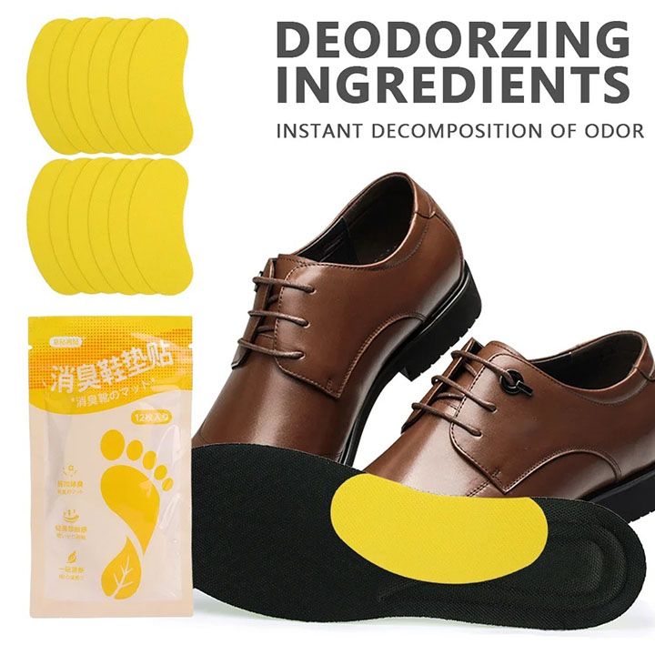 New Sport Shoes Odor Remover Deodorant Patch Lemon Athlete's Foot Soothing Insole Stickers Antibacterial Foot Care Tools