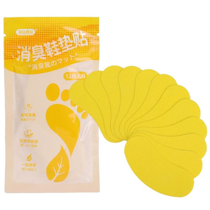 New Sport Shoes Odor Remover Deodorant Patch Lemon Athlete's Foot Soothing Insole Stickers Antibacterial Foot Care Tools