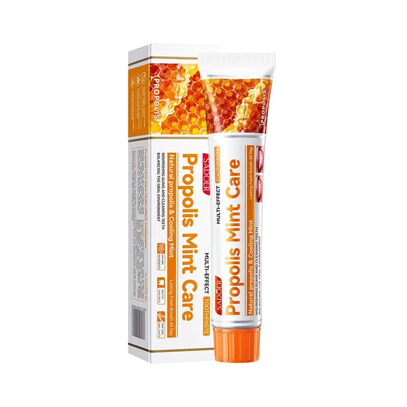 Toothpaste 100g Multi-effect Gum Care Toothpaste Ginger Propolis Mint Flavored Toothpaste To Remove Tooth Stains Smoke Coffee Stains Clean Mouth Keep Fresh Breath Teeth Sensitivity Relief &Cavity
