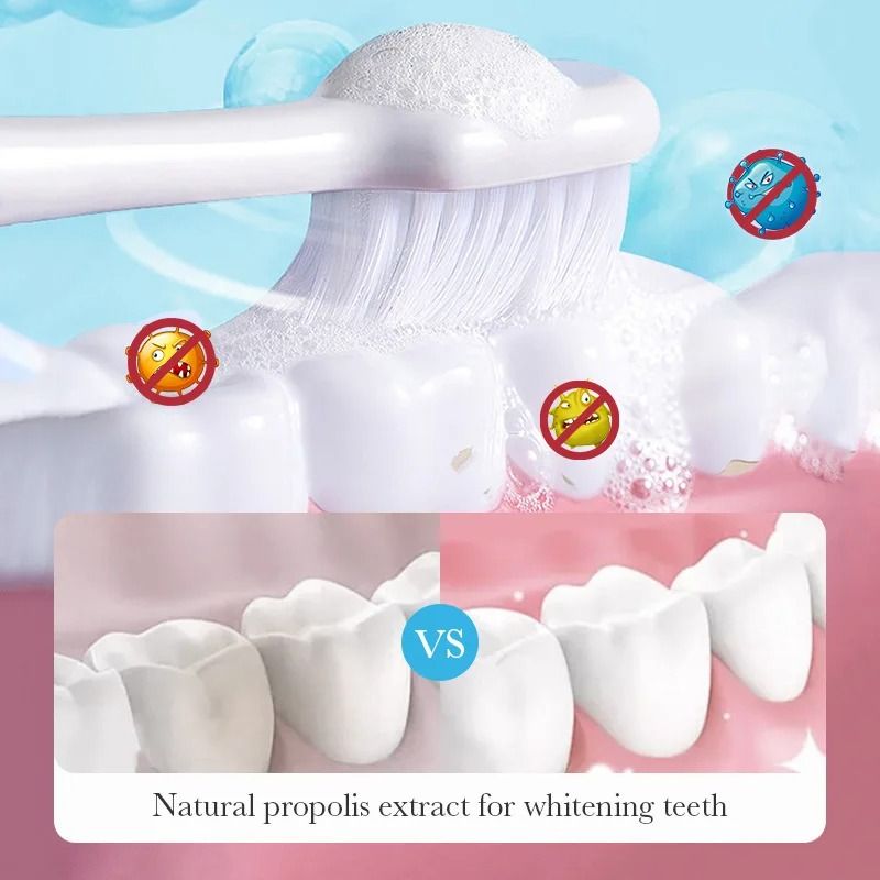 Toothpaste 100g Multi-effect Gum Care Toothpaste Ginger Propolis Mint Flavored Toothpaste To Remove Tooth Stains Smoke Coffee Stains Clean Mouth Keep Fresh Breath Teeth Sensitivity Relief &Cavity