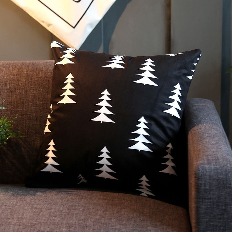 Soft Decorative Throw Pillow Covers 18"x18"(45x45cm) Cushion Cases Pillowcases for Livingroom/Couch/Sofa Classic Geometric Printing Car Cushion Cover