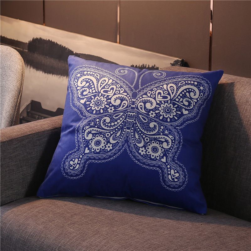 2024 New Velvet Texture Retro Ethnic Style Throw Pillow Cover 18x18 Inch Farmhouse Decorative Pillow Covers Pilowcase for Sofa Bedside Backrest Car Lumbar