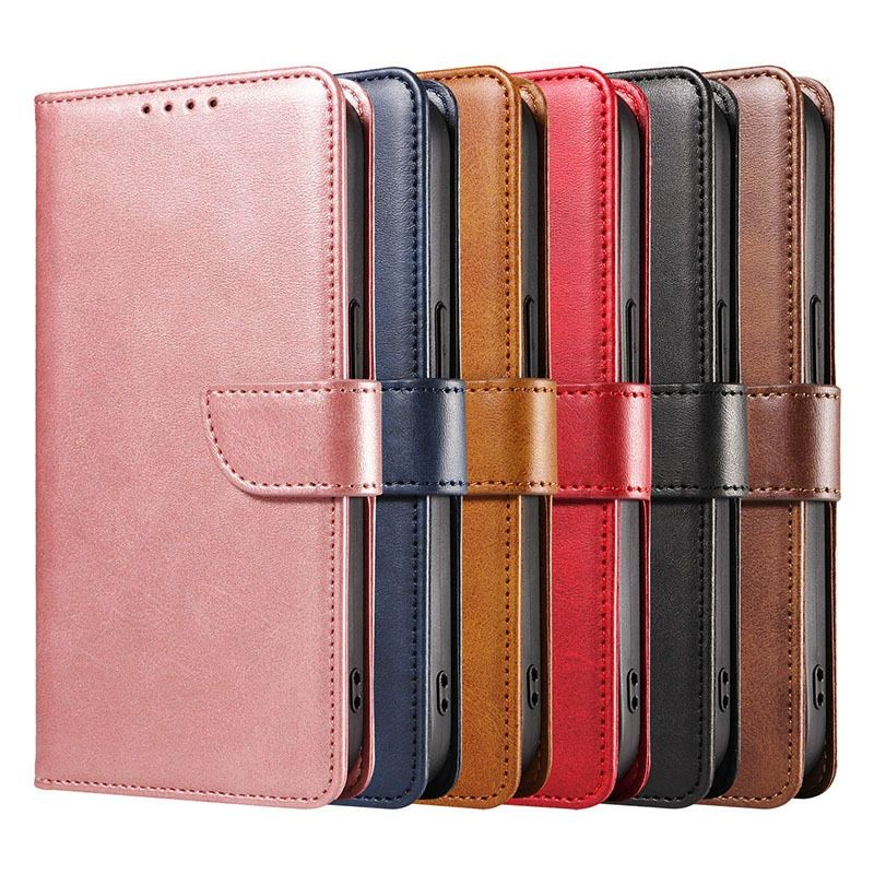 OPPO Reno 2 Leather Case Reno 2Z Phone Cover with Card Holder Reno 10 Calf Pattern Protective Case Multi-fountional Phone Case Holder Flip Phone Case