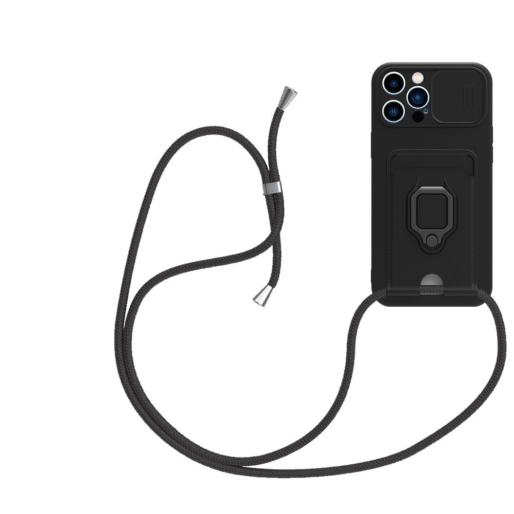 Multi-Functional Phone Case for Samsung Galaxy A05/A06/S20 FE/S22 Ultra with Card Slot Kickstand Phone Holder and Lanyard Samsung Phone Cover with Camera Lens Protector Samsung S22Plus Protective Case